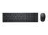 Dell Pro KM5221W - Keyboard and mouse set - Top